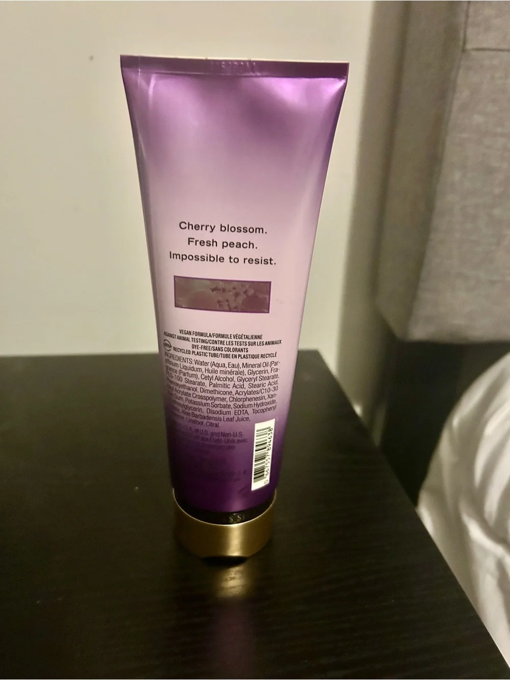 Victoria's Secret Love Spell Body Lotion - Purple Ombre with Gold Cap